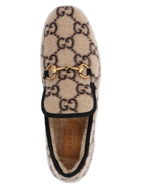 gucci wool loafers dames|Gucci wedge loafers.